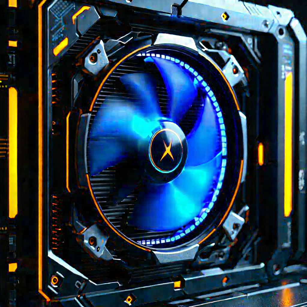 Close-up of cooling system