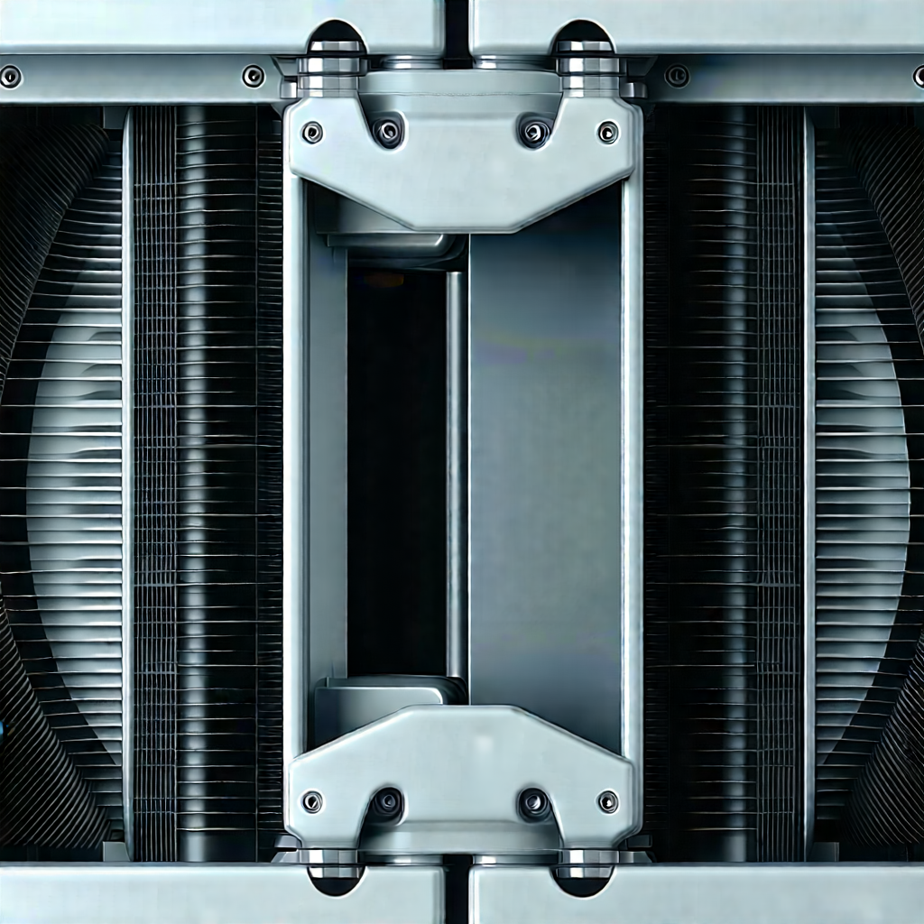Close-up of cooling system