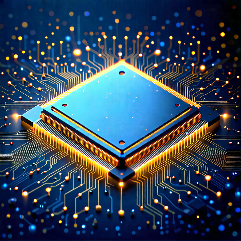 Microchip with digital particles