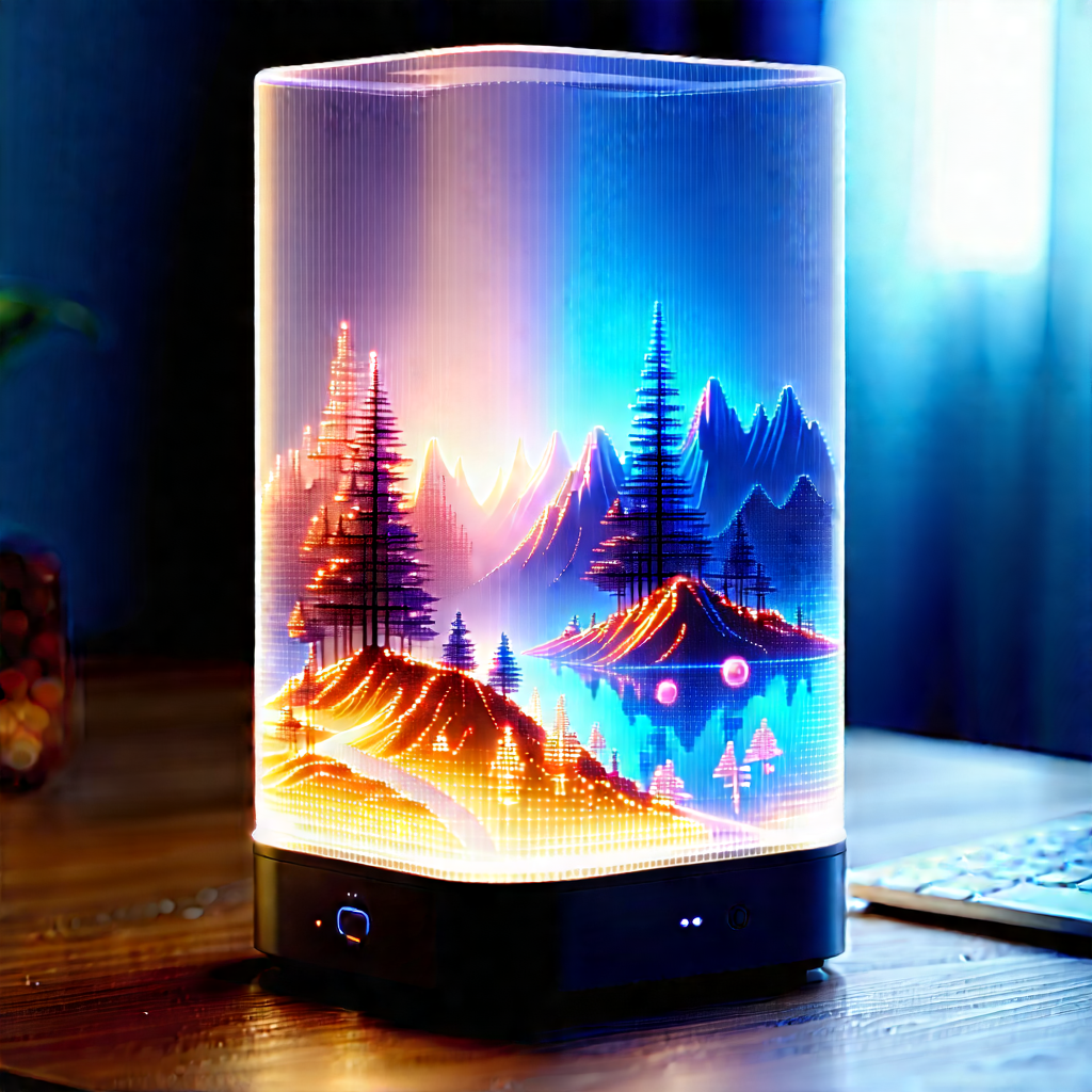 Smart Home Device With User Interface With Small, Illuminated