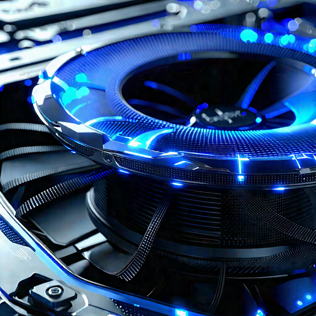 Close-up of cooling system