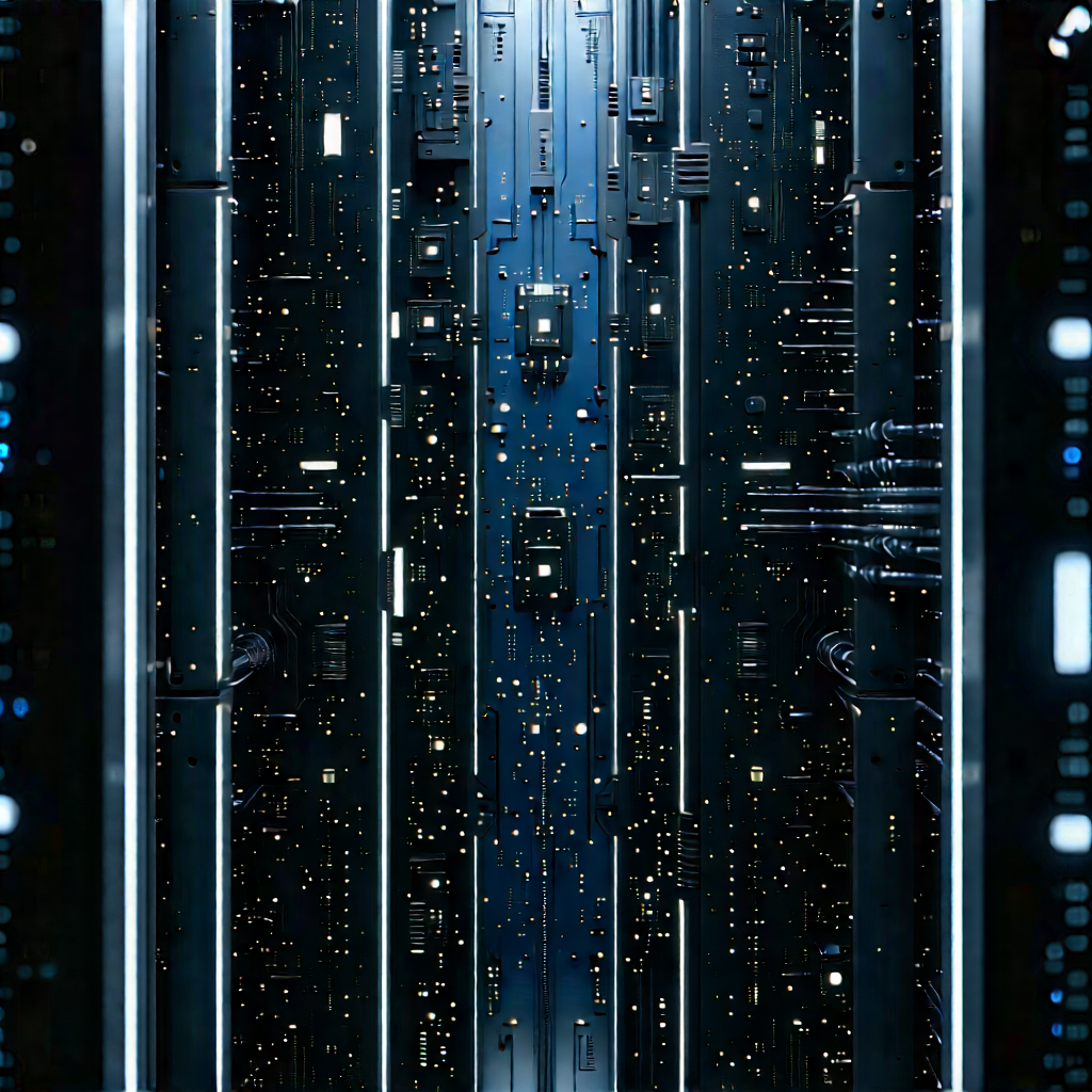 Close-up of sensor array