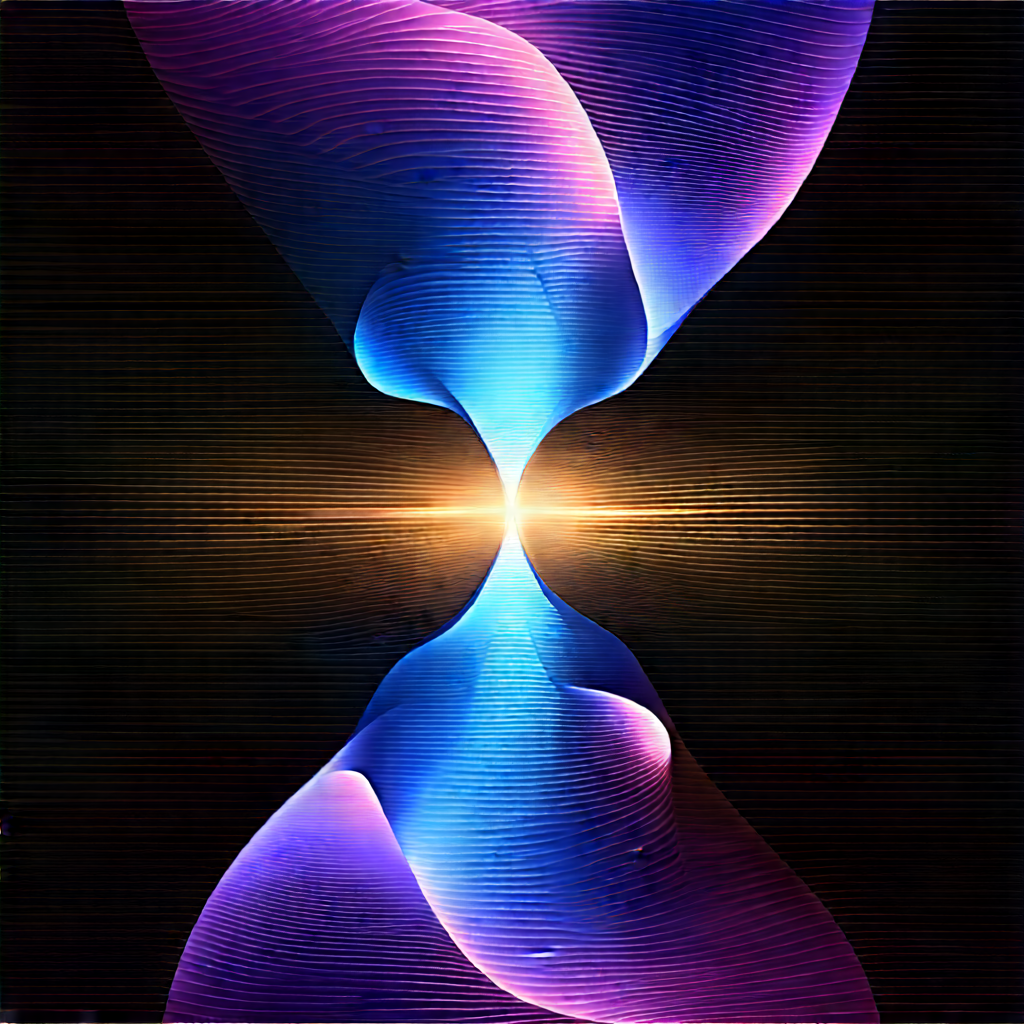 Big Data Visualization With Blue Purple