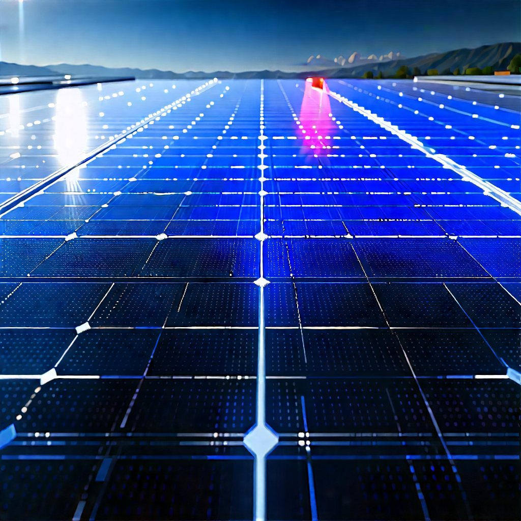 Solar panel with laser scanning