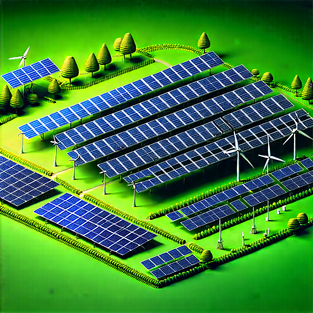 Innovative Renewable Energy Design With Large Solar