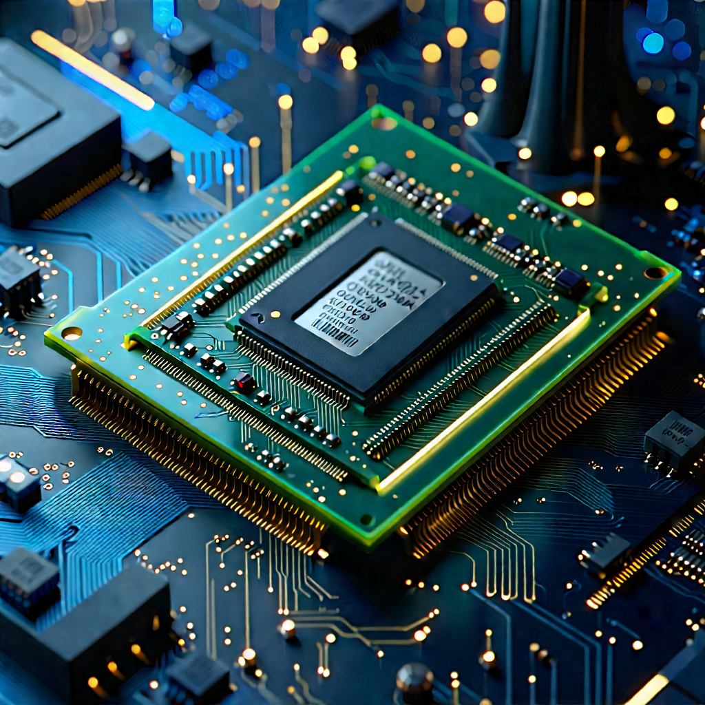 Close-up of memory module