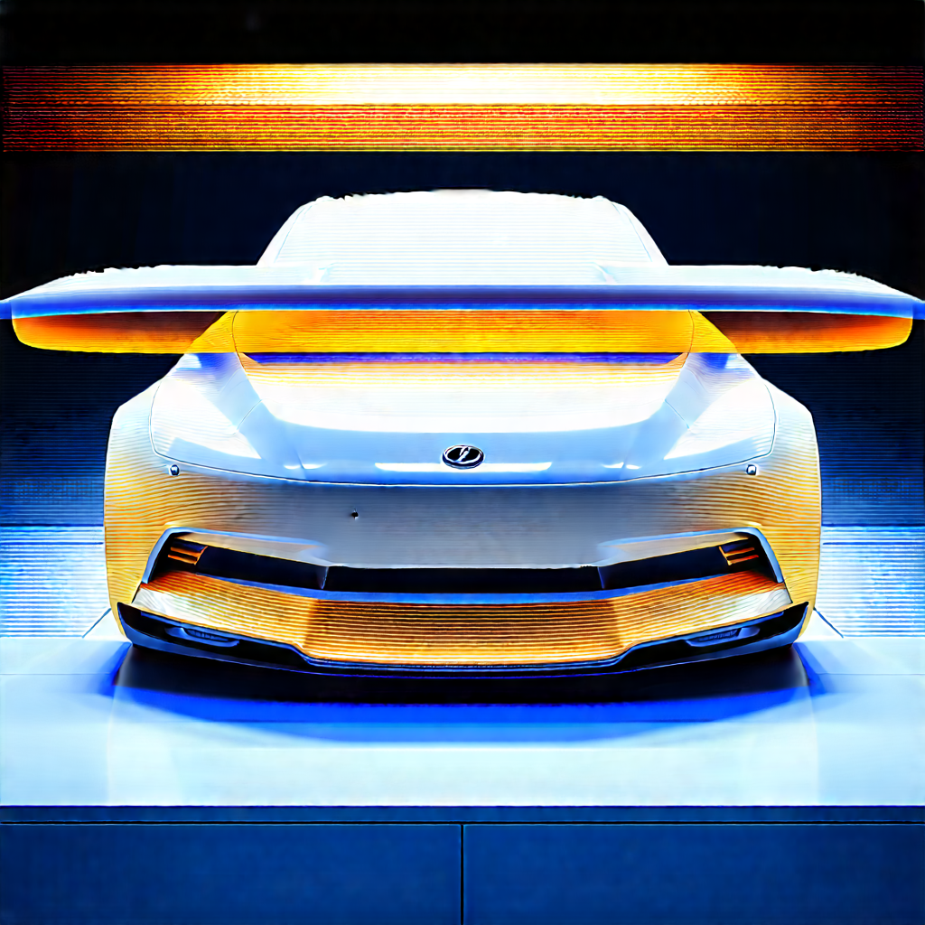Automotive Technology In Manufacturing Facility With White Sports