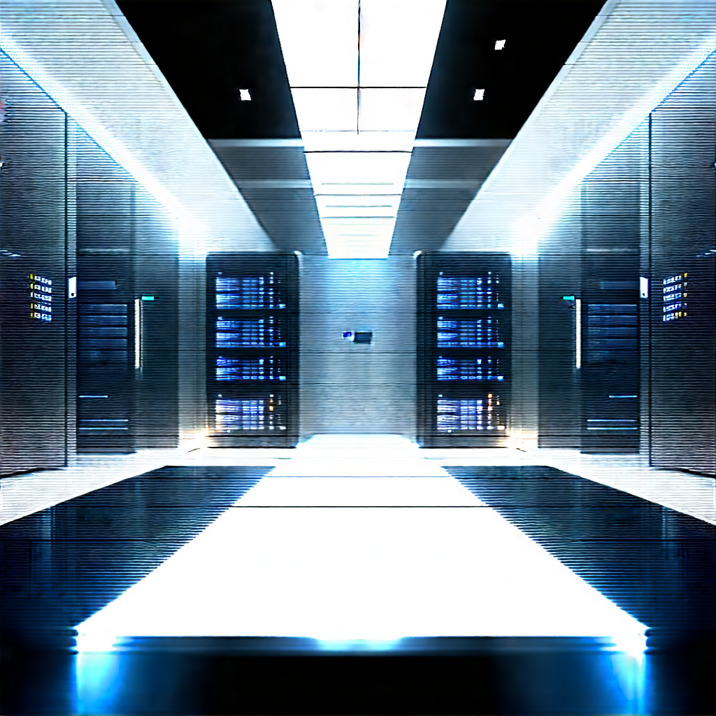 Futuristic server room