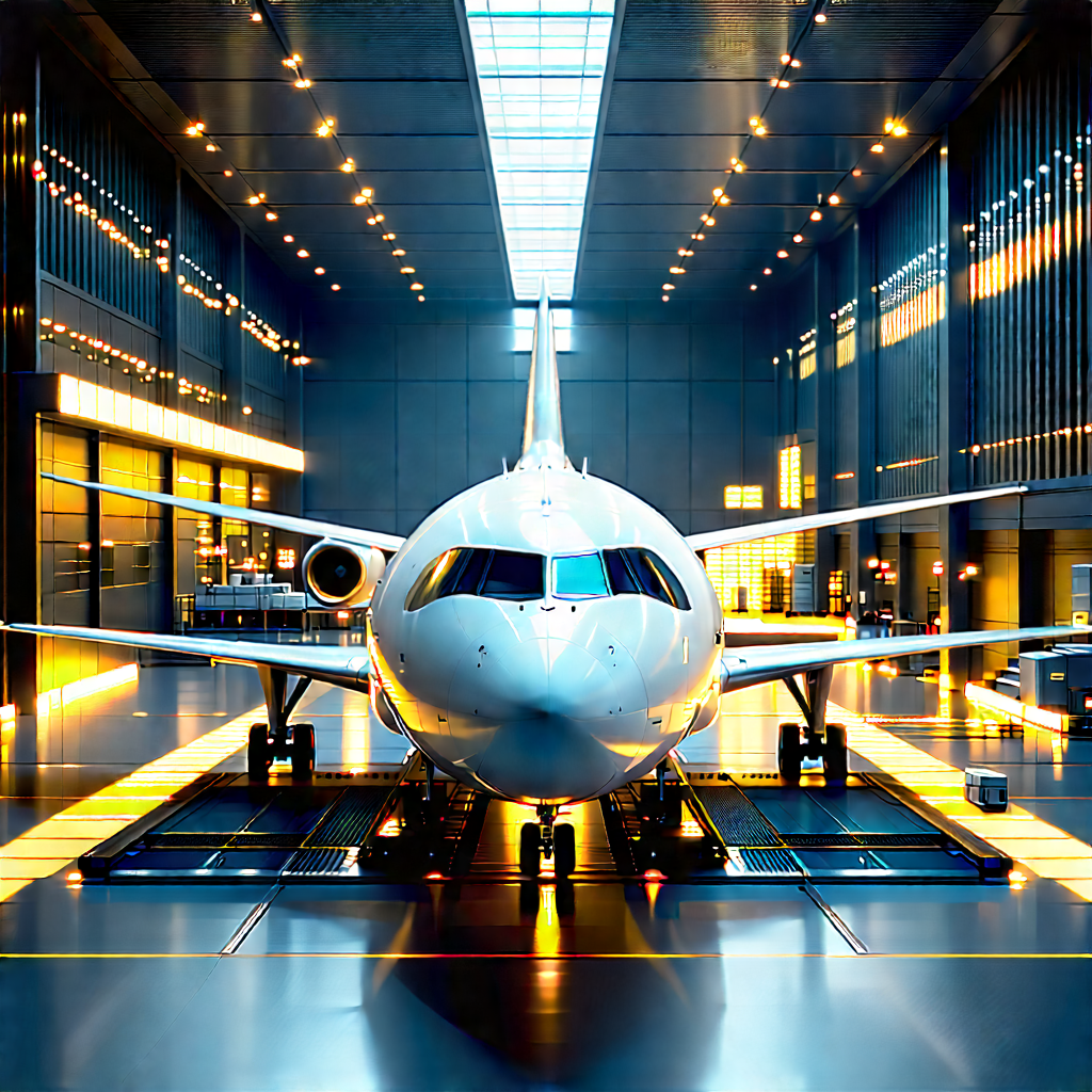 Aerospace technology in manufacturing facility