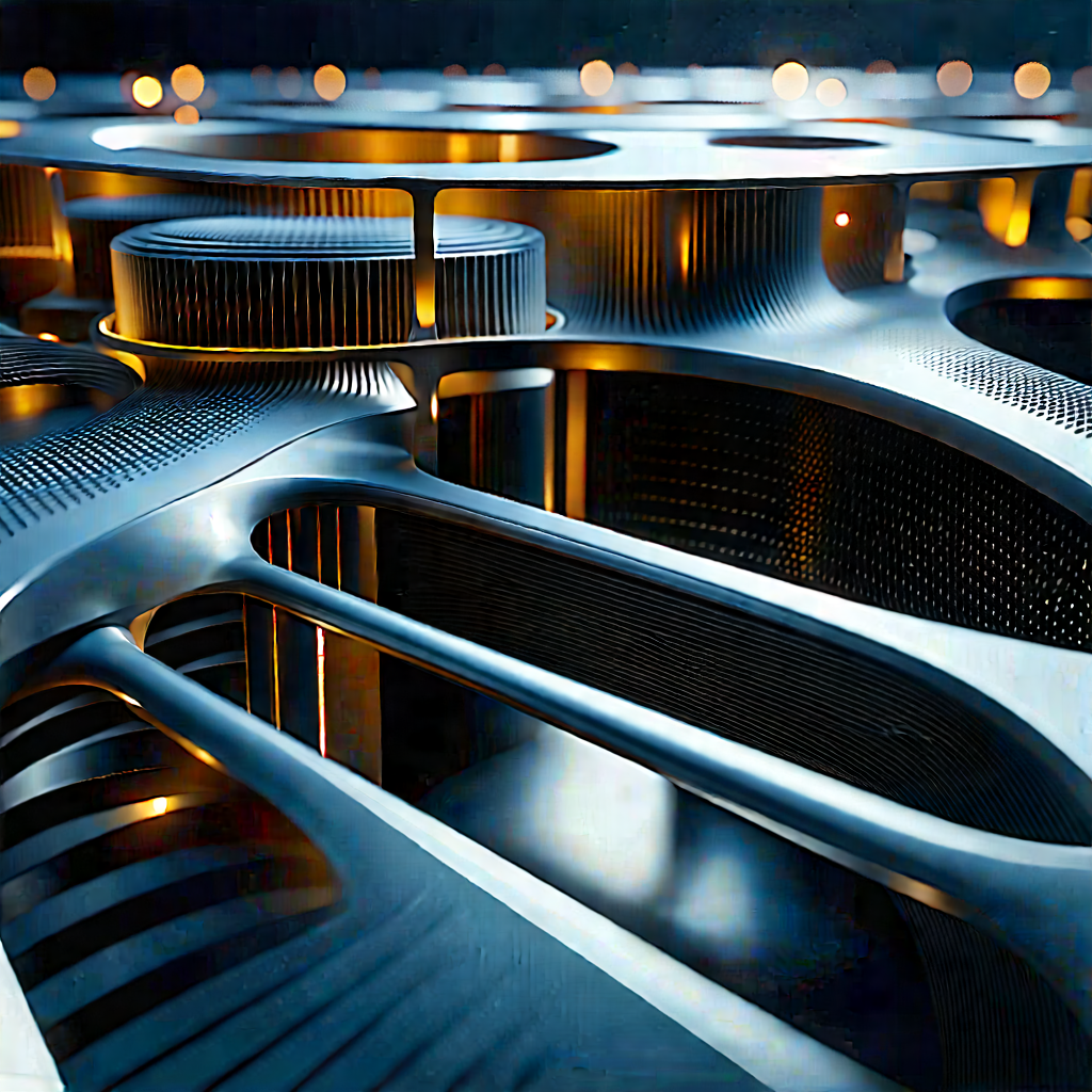 Close-up of cooling system