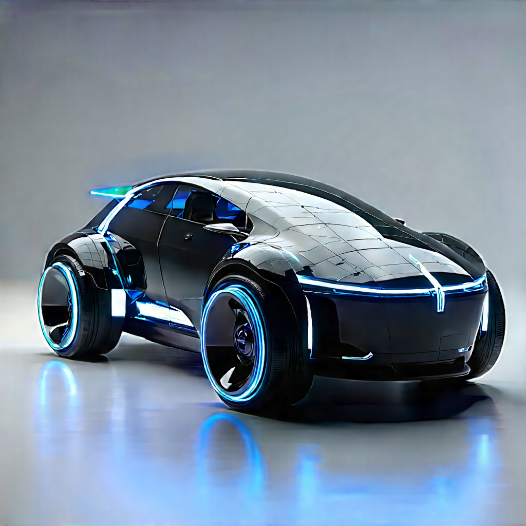 Innovative Electric Vehicle Design With Futuristic Sleek