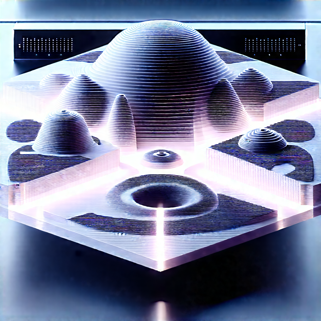 Futuristic Research Laboratory With Model Dome