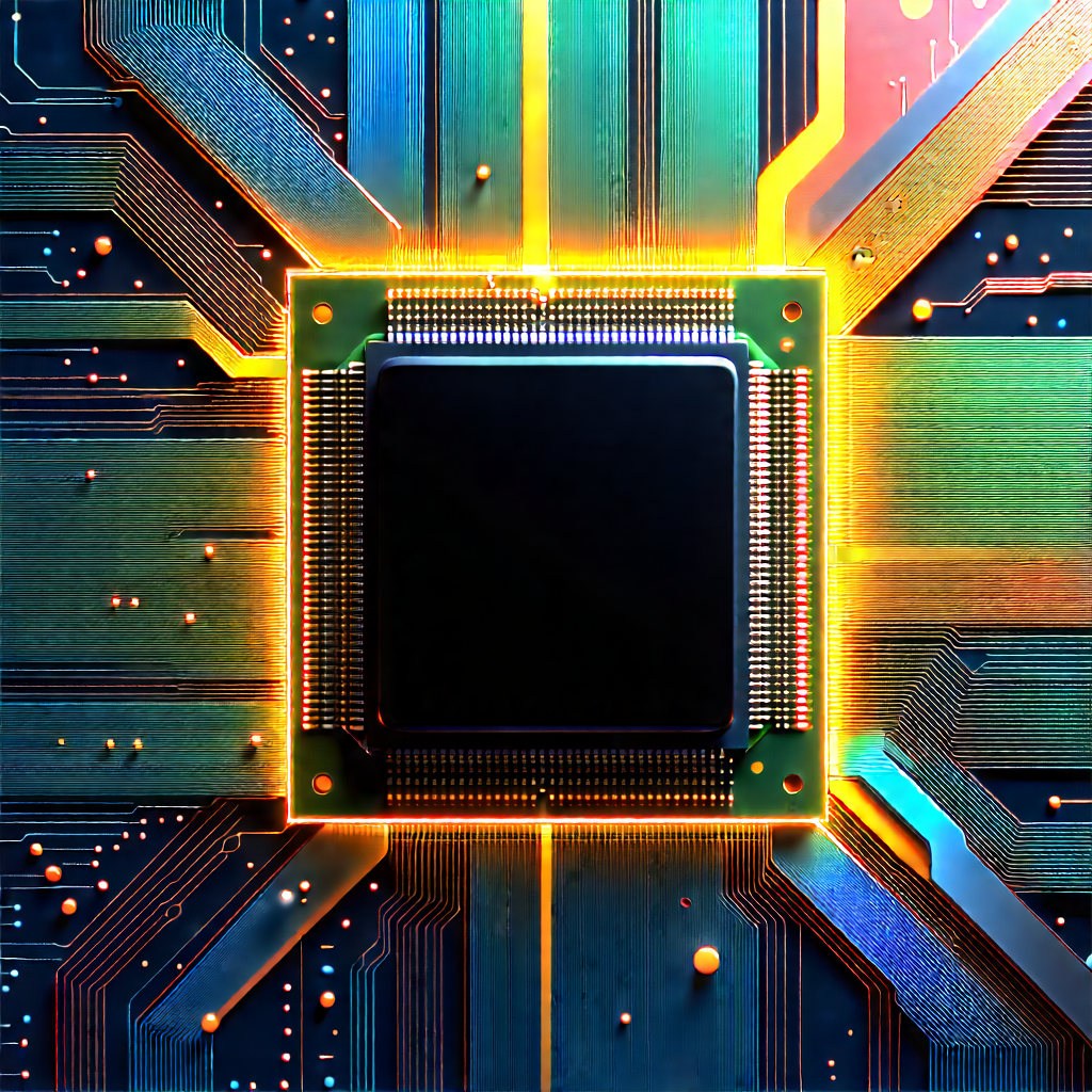 Microchip with digital particles