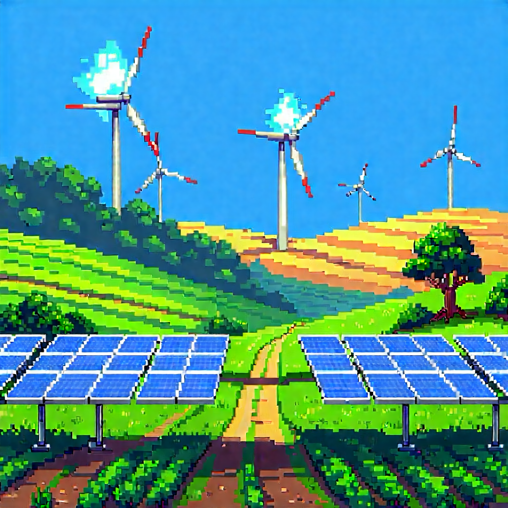 Innovative Renewable Energy Design With Image, There
