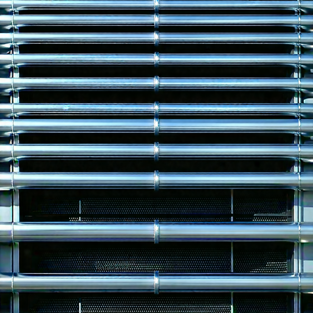 Close-up of cooling system