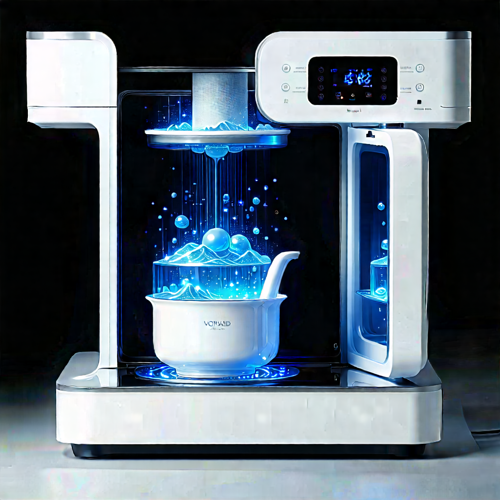 Innovative Smart Appliance Design With White Microwave