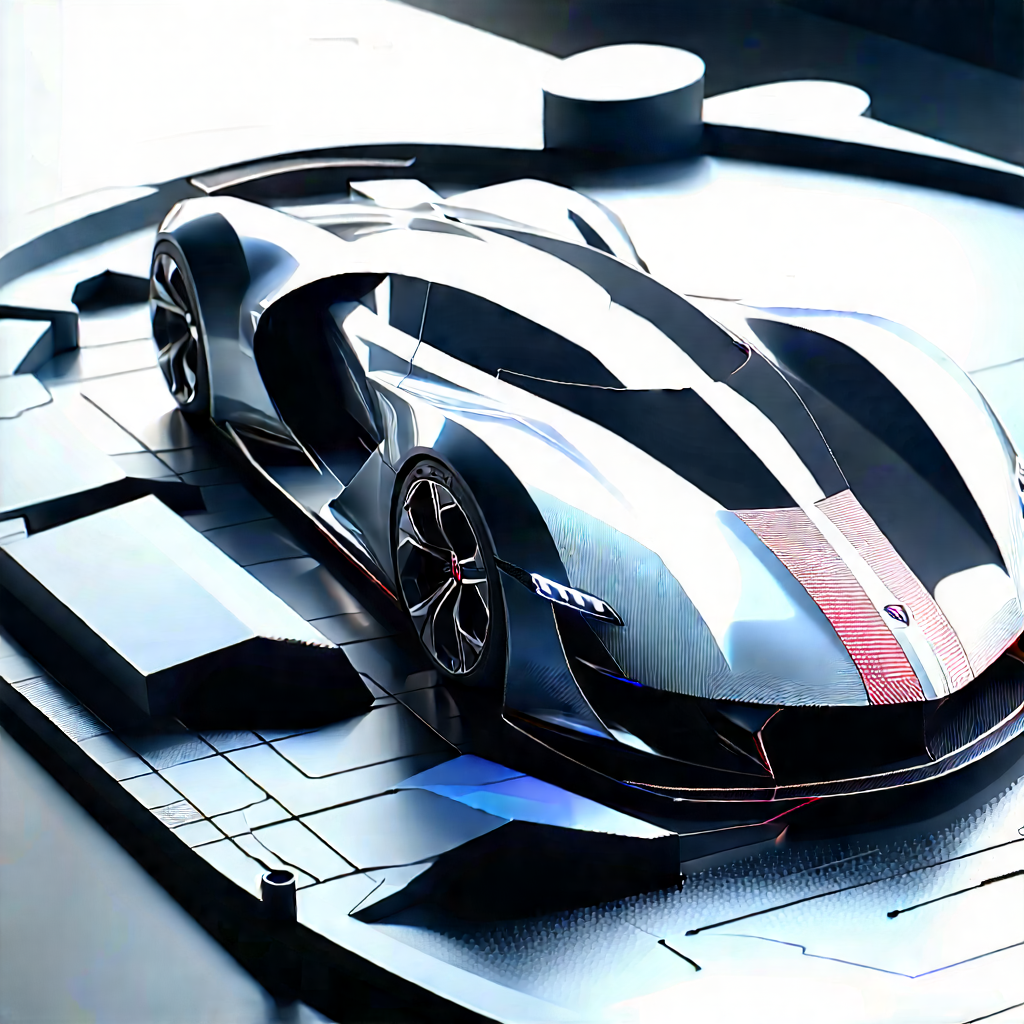 Automotive technology in (design:1.26) studio