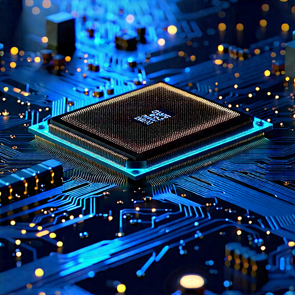 Circuit board with digital particles