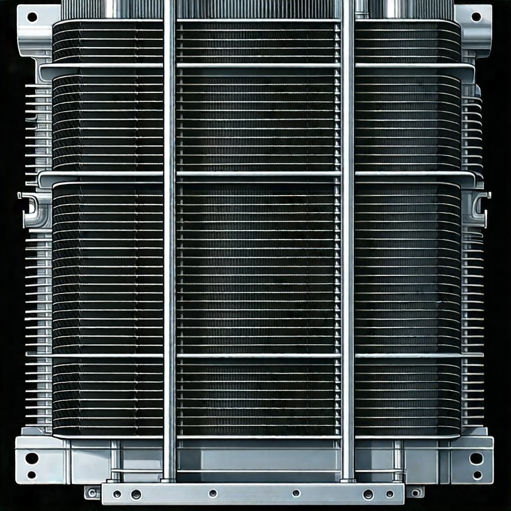 Close-up of cooling system