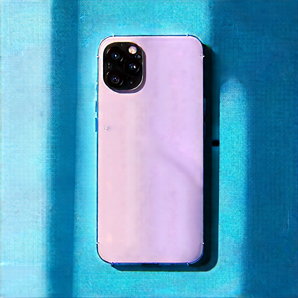 Smartphone With User Interface With Pink Cell