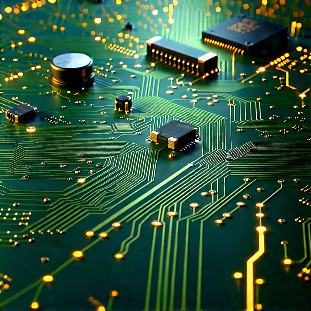 Circuit board with data streams
