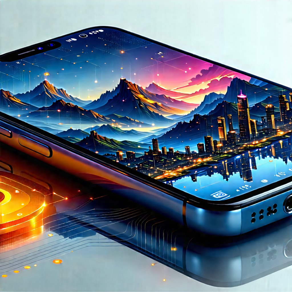 Smartphone with data visualization