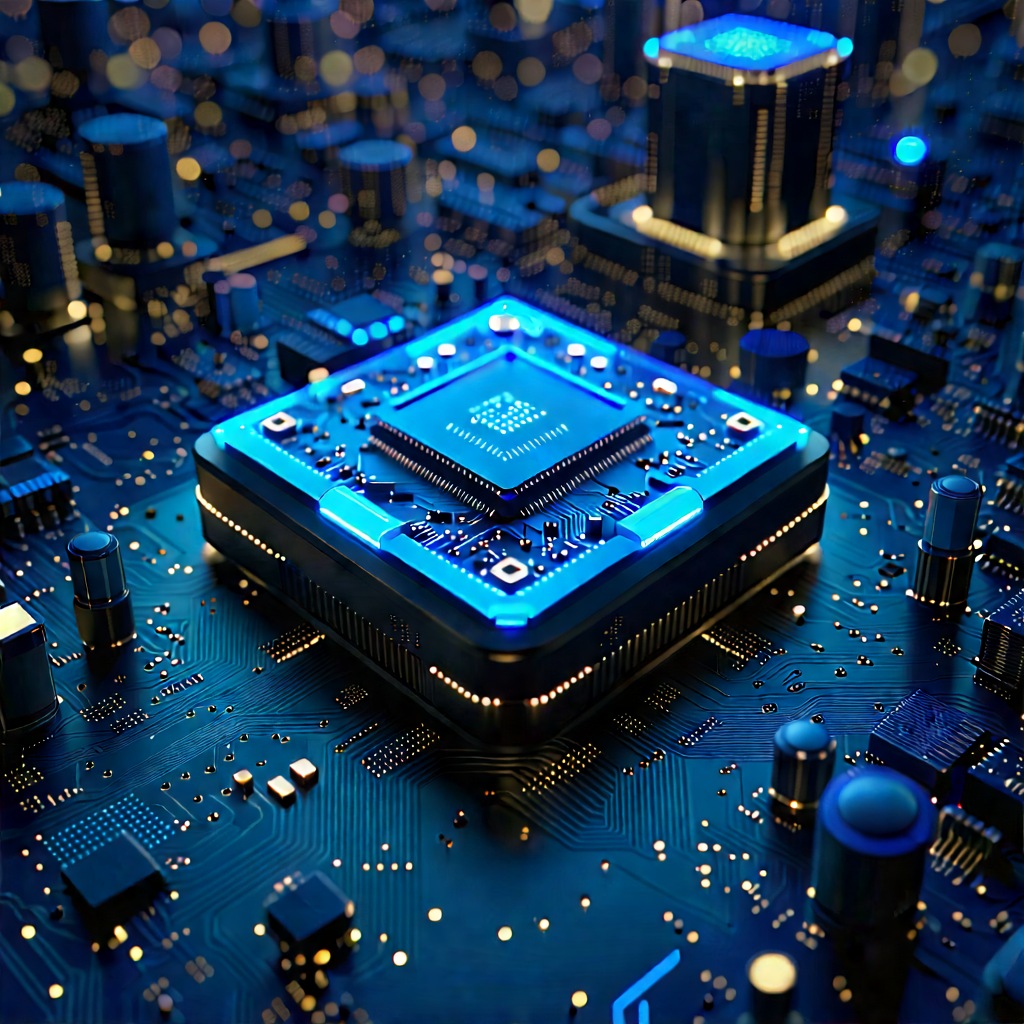 Close-up of sensor array