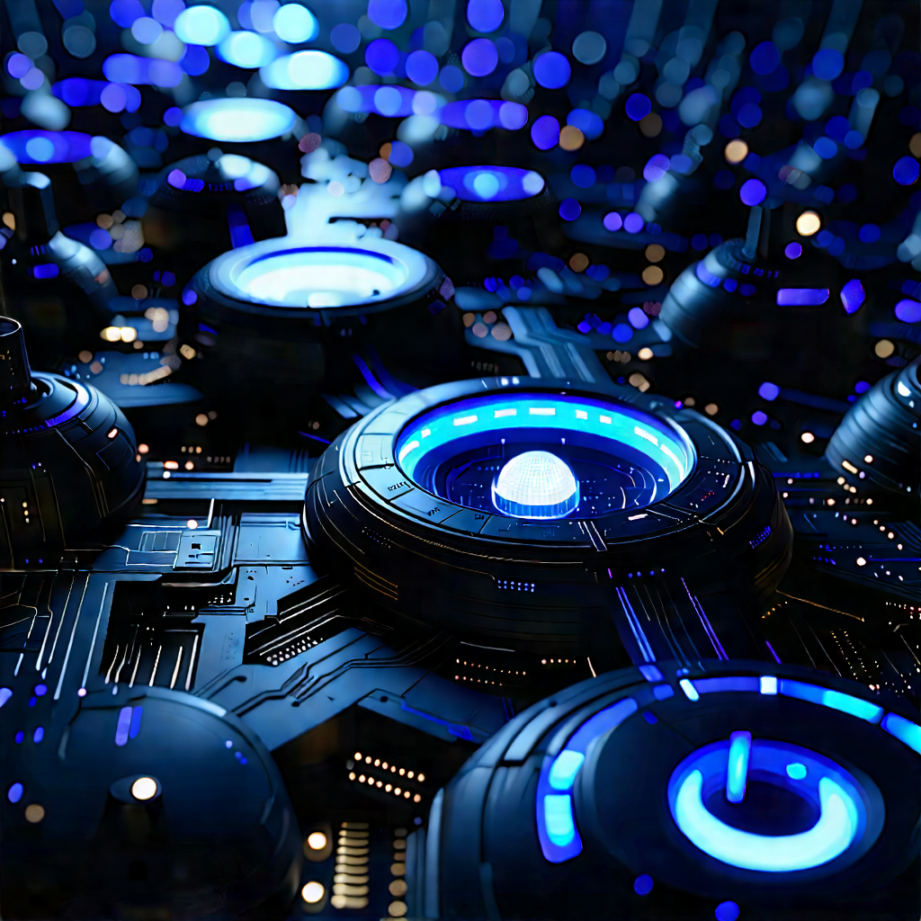 Close-up Of Sensor Array With Image, There