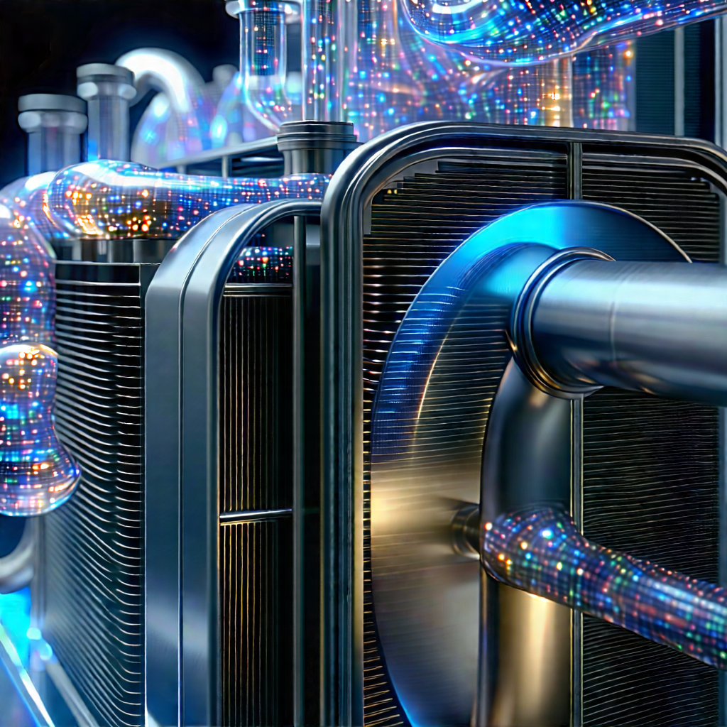 Close-up of cooling system