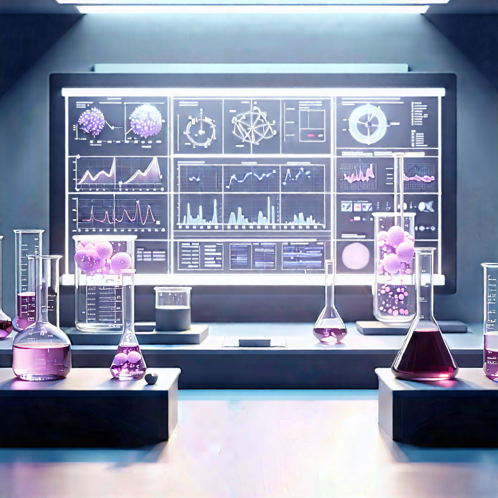 Educational Technology In Modern Laboratory With Laboratory Large