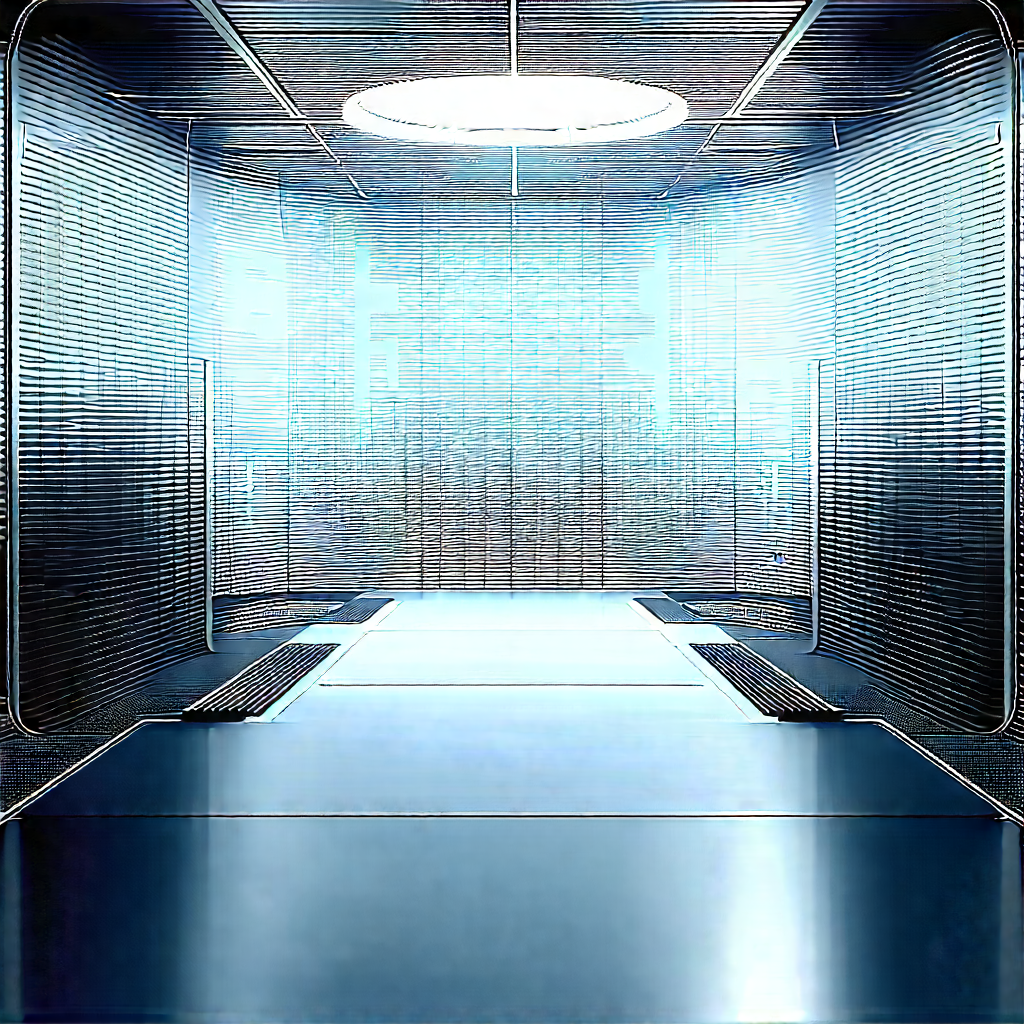 Futuristic Research Laboratory With Futuristic Room