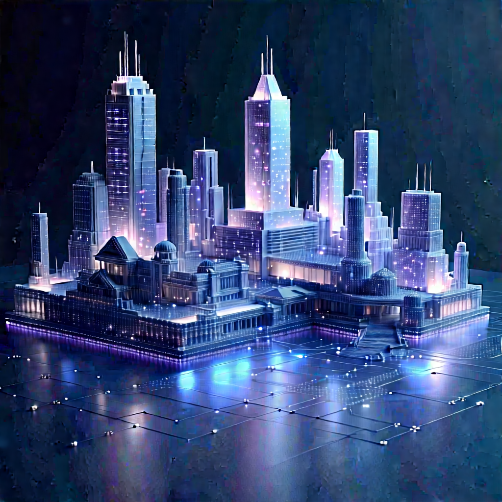 (digital:1.27) Transformation Visualization With Large City