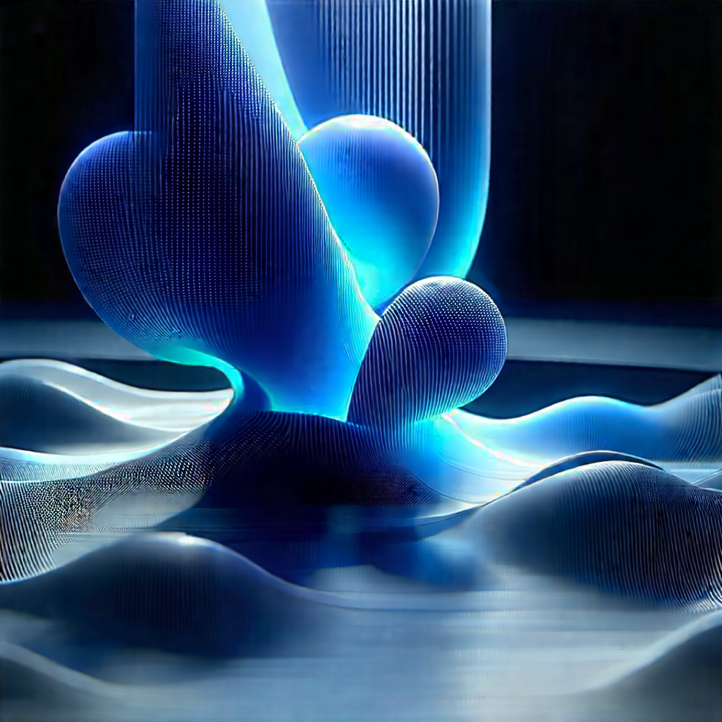 Big Data Visualization With Blue White