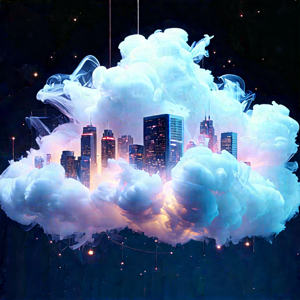 Cloud Computing Visualization With Painting City