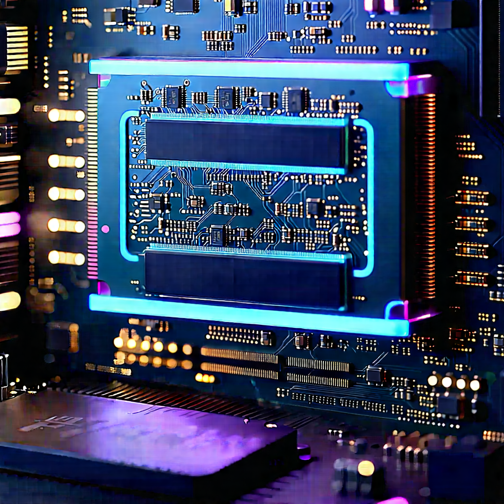 Close-up of memory module