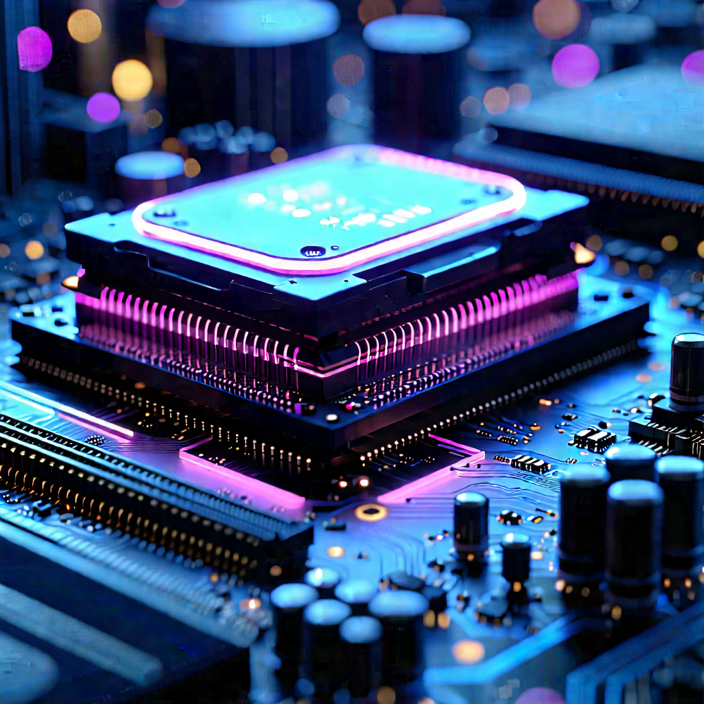 Close-up of memory module