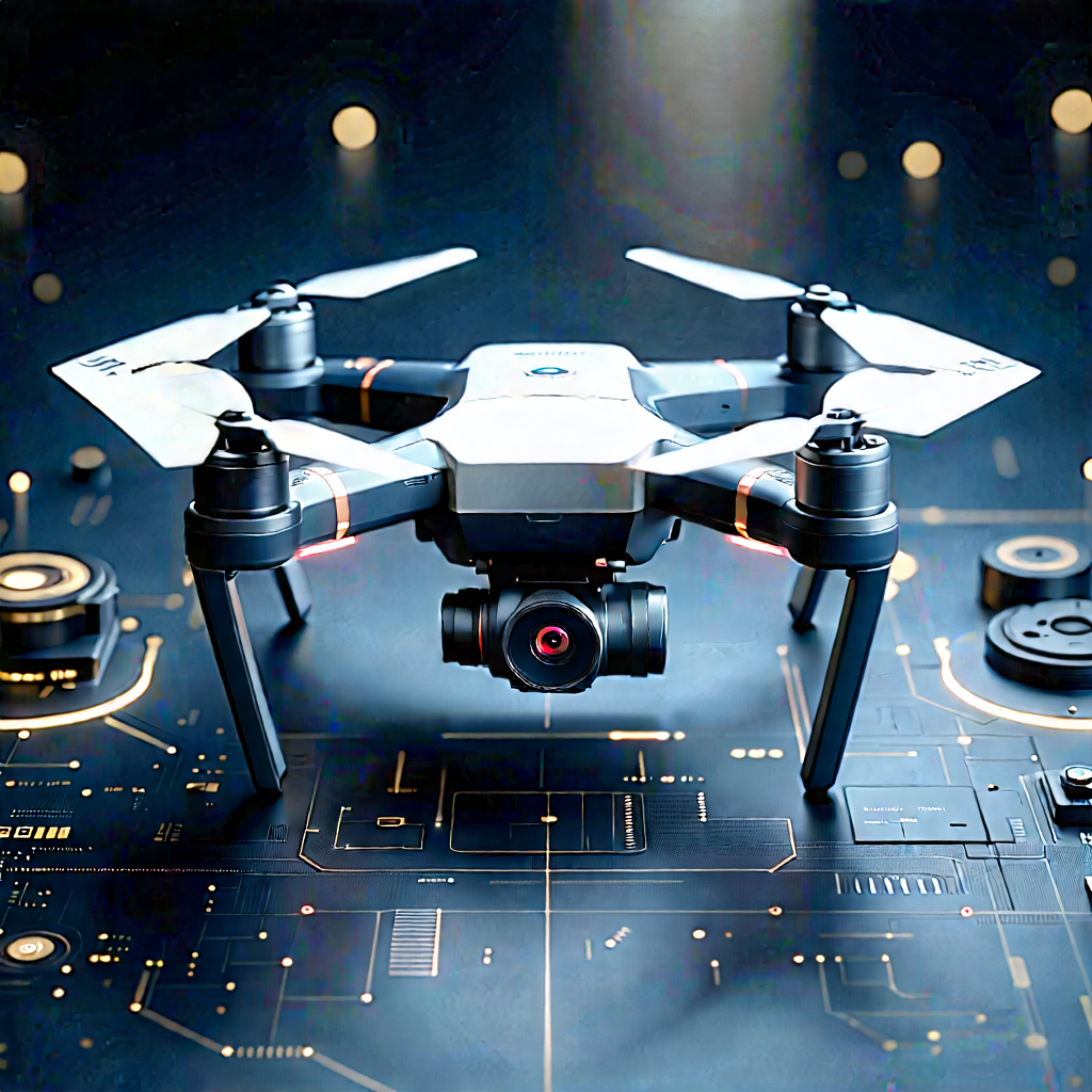 Drone With Streaming Content With Small Drone