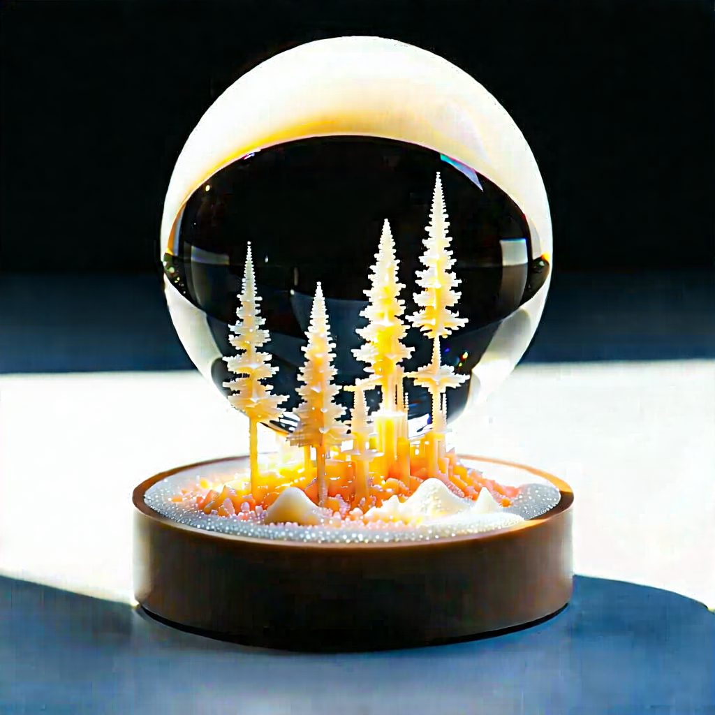 3d Printer With Digital Particles With Glass Ball