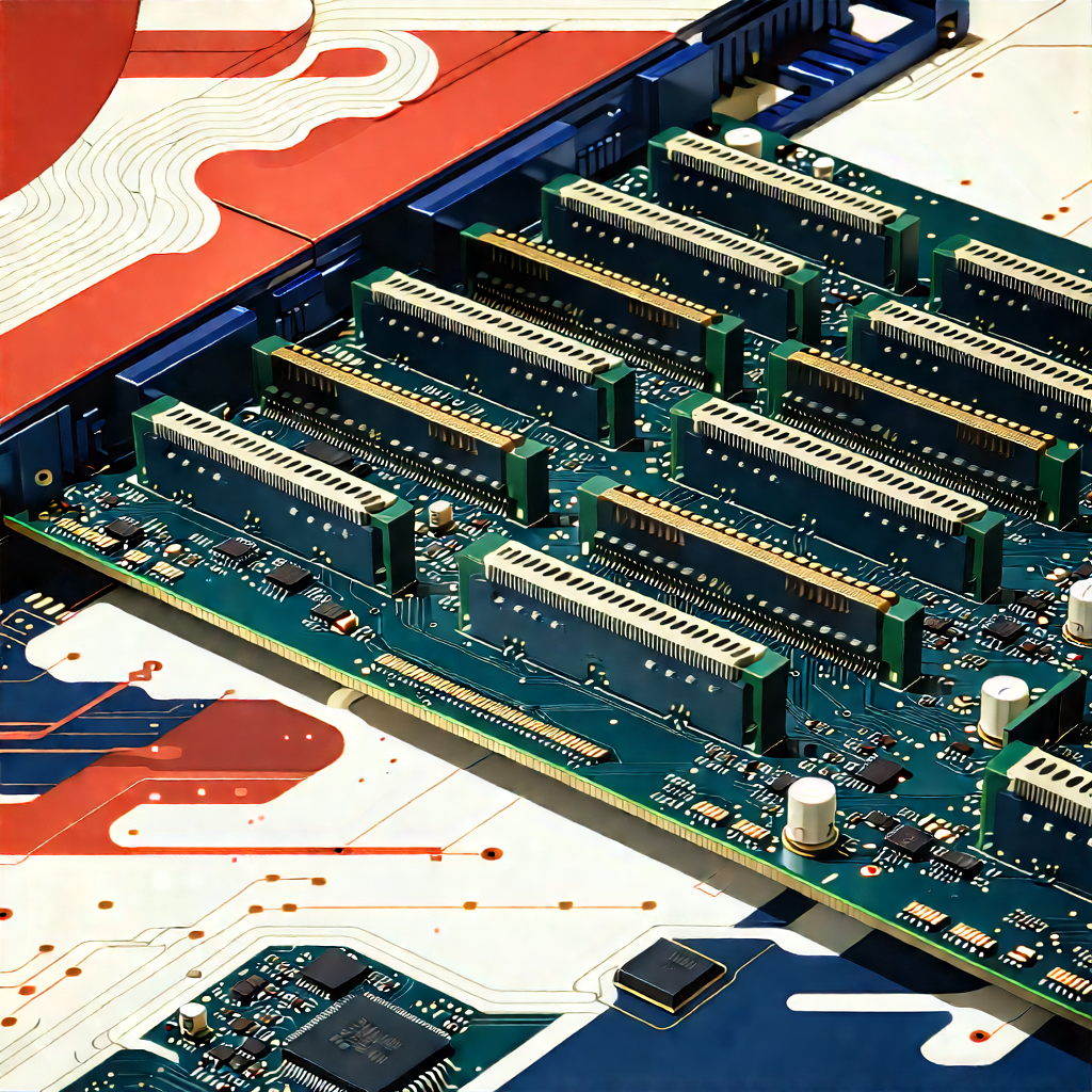 Close-up of memory module