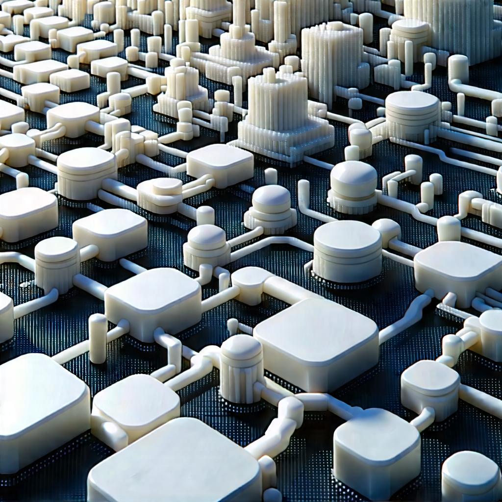 Close-up Of Sensor Array With Model City,