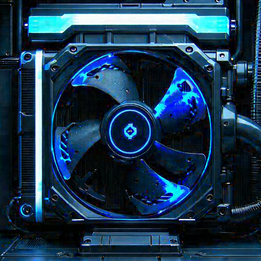 Close-up of cooling system