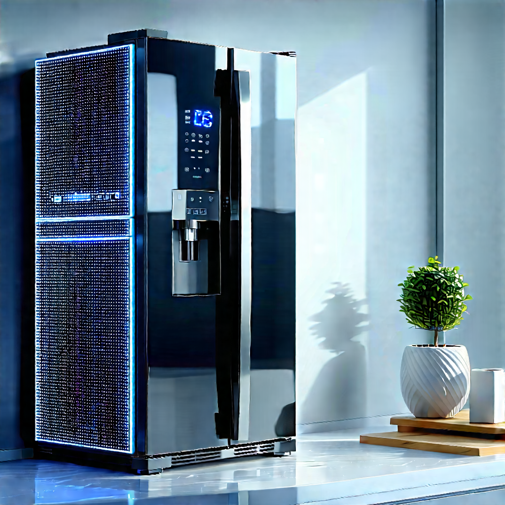 Innovative Smart Appliance Design With Modern, Black,