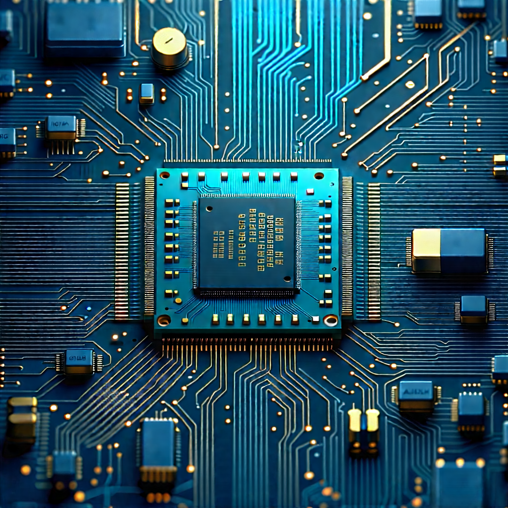 Circuit board with digital particles