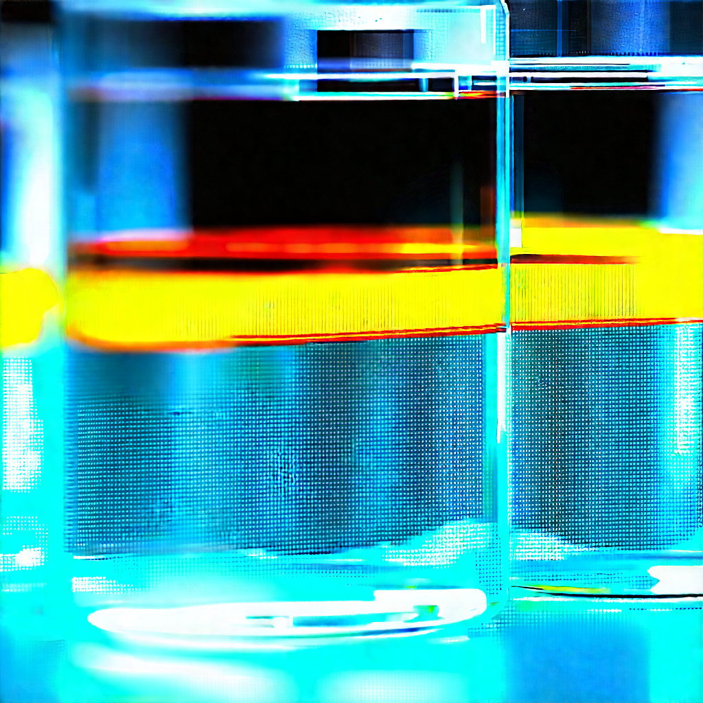 Healthcare Technology In Modern Laboratory With Glass Water