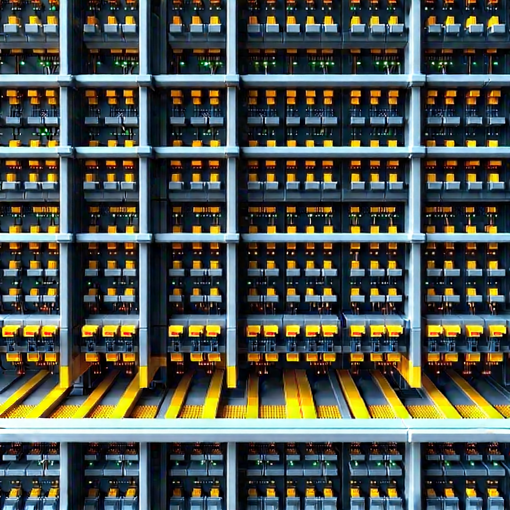 Close-up of sensor array