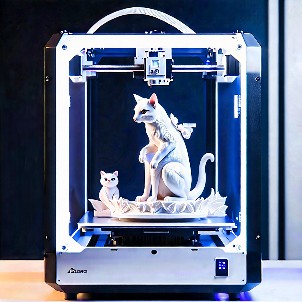 3d Printer With Laser Scanning With Printer Creating