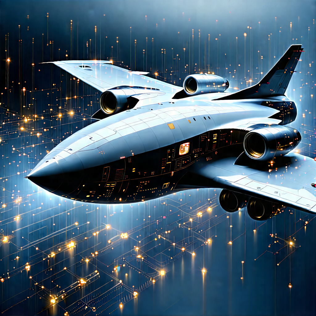Aerospace Technology In Modern Laboratory With Large, Futuristic