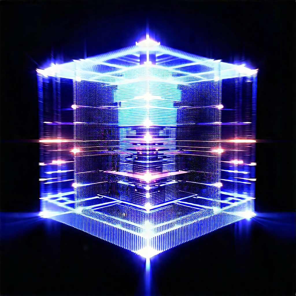 Quantum computer with holographic projection