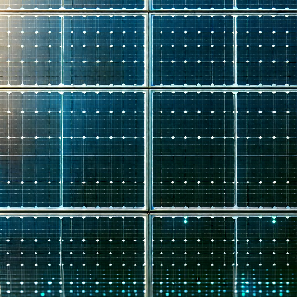 Solar panel with data streams