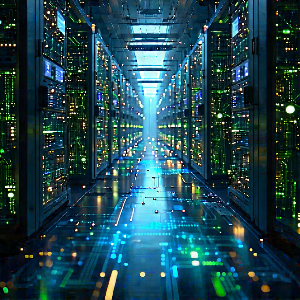 Quantum computer with data streams